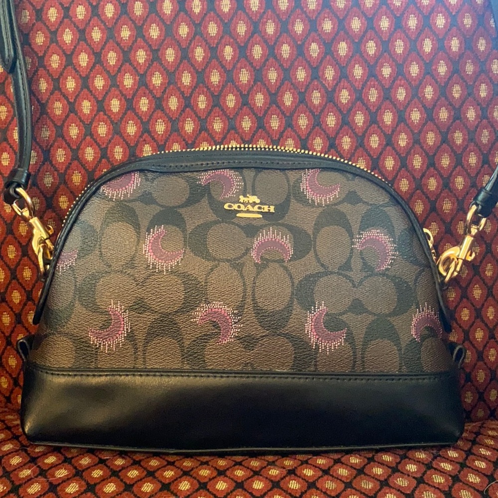 COACH Dome Crossbody with Moon Print